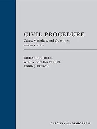 و دانلود نسخه کامل کتاب زبان اصلی Civil Procedure: Cases, Materials, and Questions, Eighth Edition | دانلود کتاب خارجی