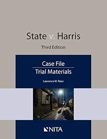 و دانلود نسخه کامل کتاب زبان اصلی State v. Harris: Case File (NITA) | دانلود کتاب خارجی