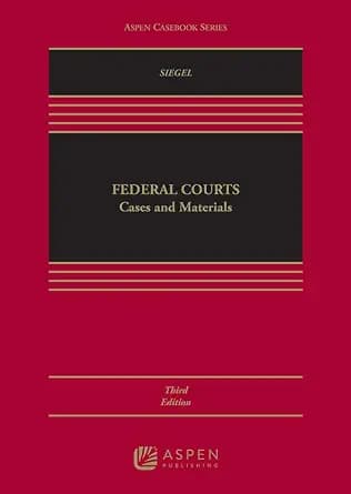 و دانلود نسخه کامل کتاب زبان اصلی Federal Courts: Cases and Materials (Aspen Casebook Series) | دانلود کتاب خارجی