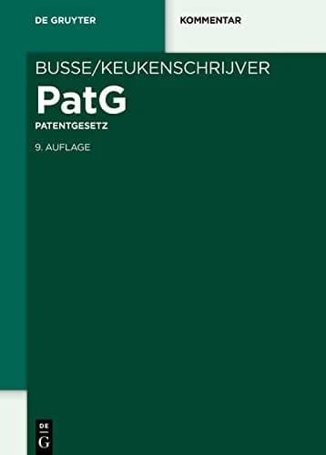 و دانلود نسخه کامل کتاب زبان اصلی Patentgesetz (De Gruyter Kommentar) (German Edition) [Print Replica] Kindle Edition | دانلود کتاب خارجی