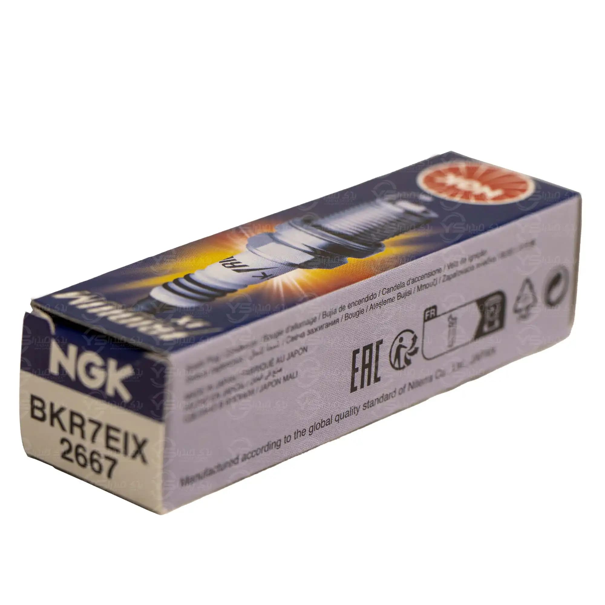 شمع سوزنی پایه کوتاه ایریدیوم ان جی کی 2667 BKR7IX — تصویر ۳