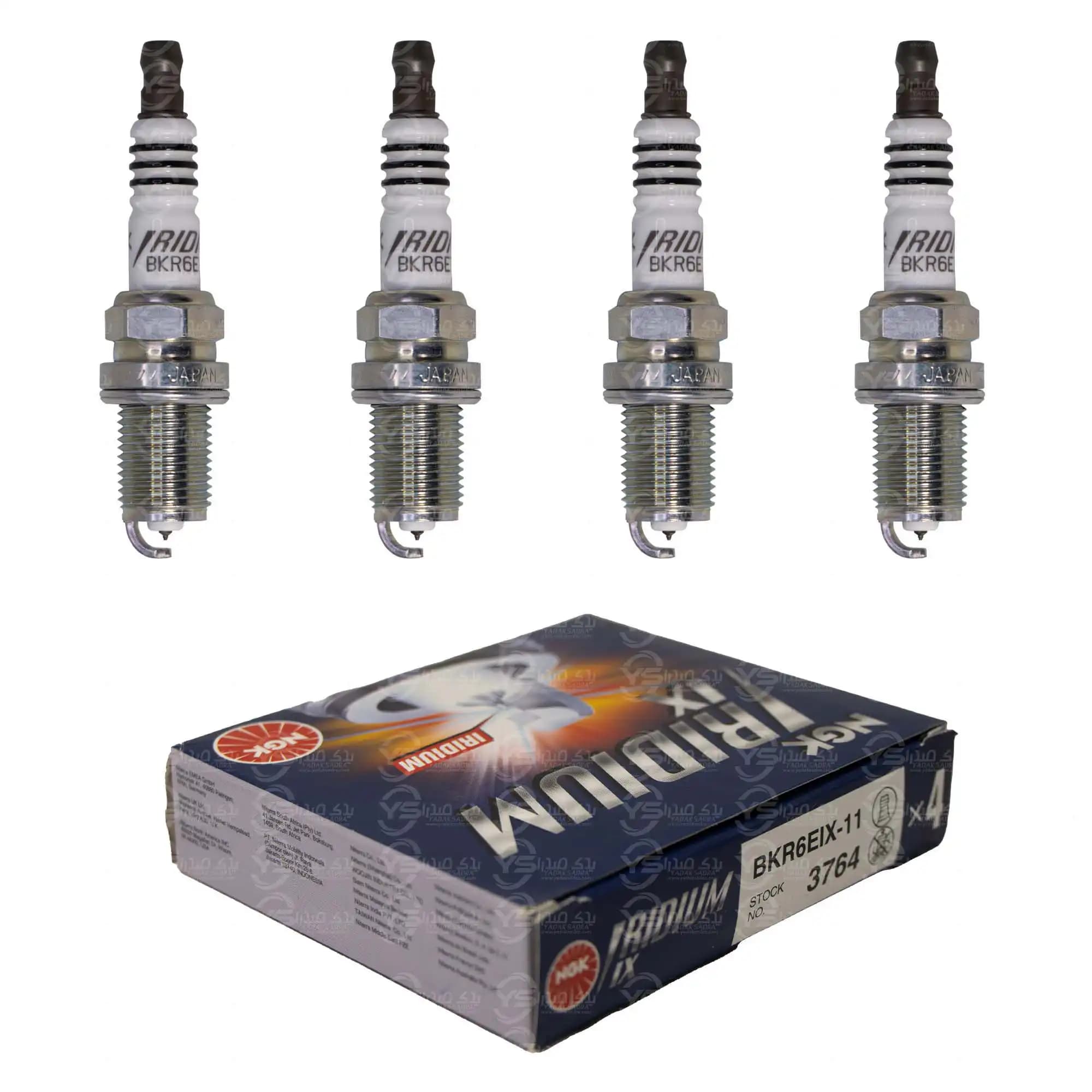شمع سوزنی پایه کوتاه ایریدیوم ان جی کی 3764 BKR6EIX-11