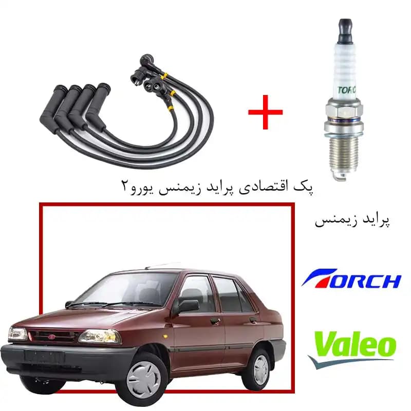 پک شمع و وایر شمع سیلیکونی پراید زیمنس یورو 2