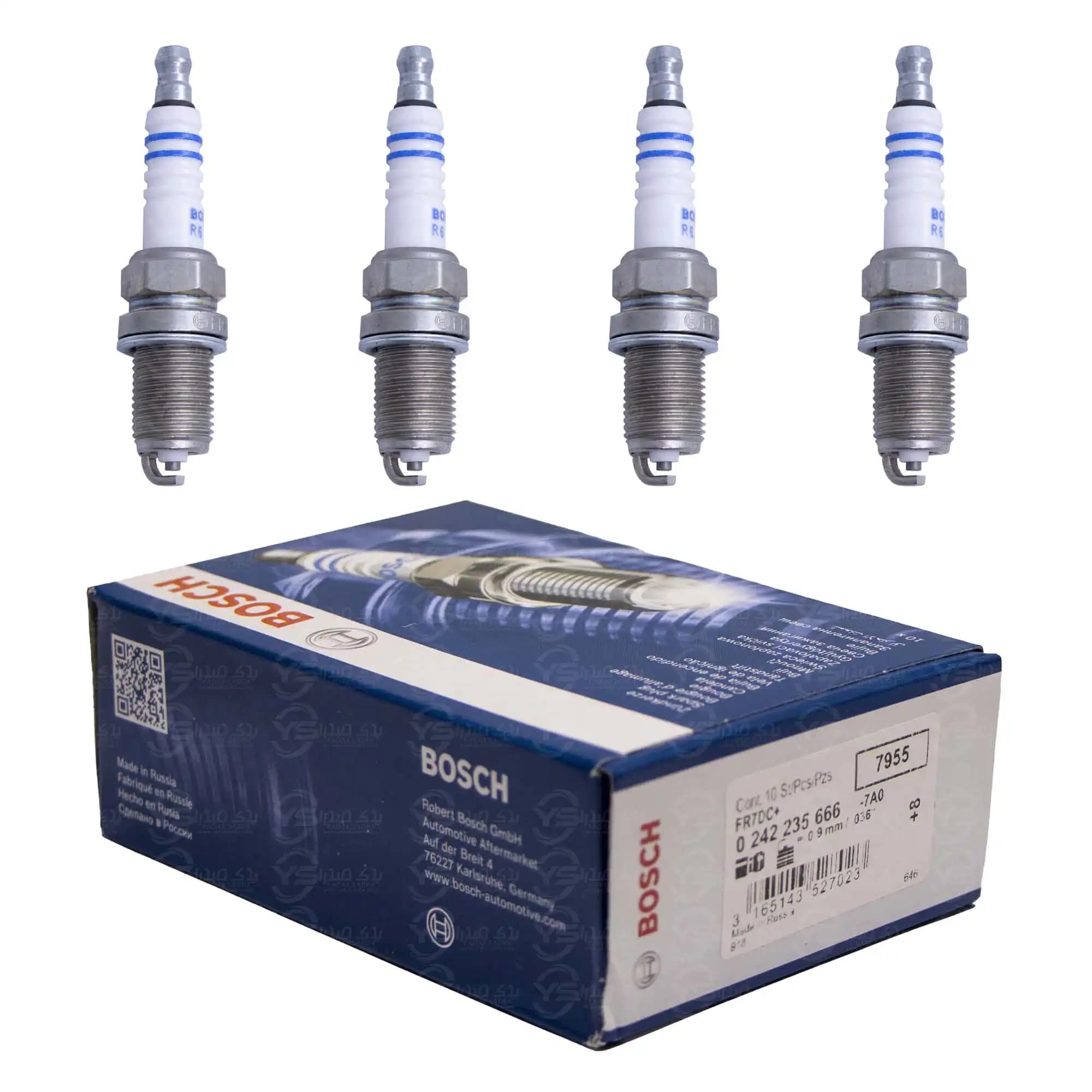 شمع پایه کوتاه بوش روس FR7DC+ 7955