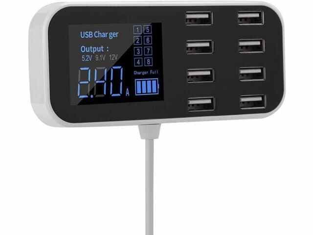 شارژر رومیزی مدل Ultra thin 8port USB A9D