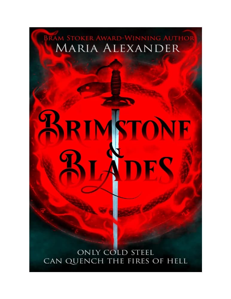 کتاب Brimstone & Blades (گوگرد و تیغه‌ها) نسخه انگلیسی PDF | ماریا الکساندر (Maria Alexander)