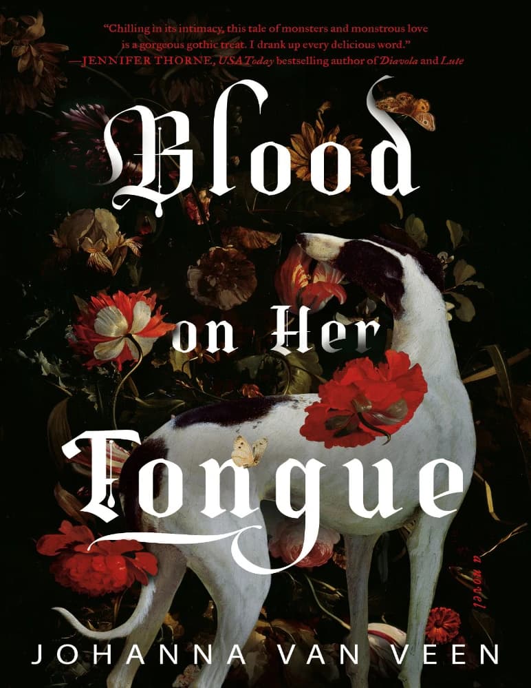 کتاب Blood on Her Tongue (خون بر زبانش) نسخه انگلیسی PDF | یوهانا ون وین (Johanna van Veen)