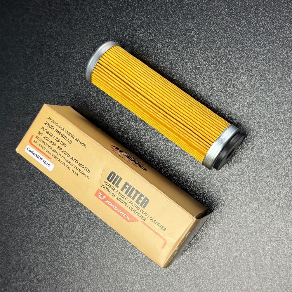 فیلتر روغن موتور RX 249 و مگلی 250 و تریل هاسکی و کایو | میشو اصلی — تصویر ۳