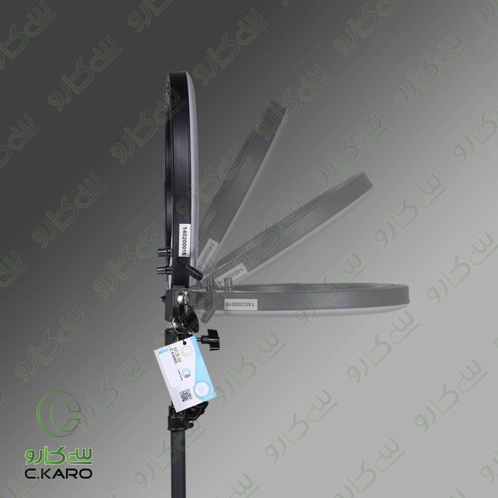 رینگ لایت دیجیتال CK288 همراه سه پایه — تصویر ۸