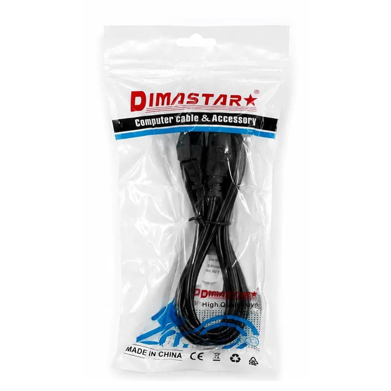 کابل برق 2 پین کنسول بازی مدل DIMASTAR طول 1.5 متر — تصویر ۳