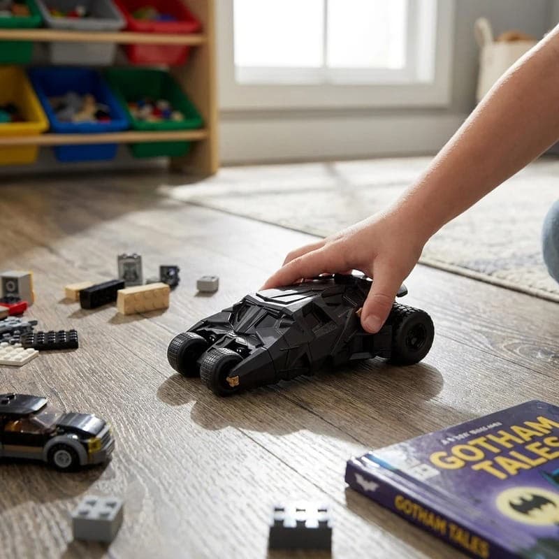 اکشن فیگور طرح بتمن Batmobile With Batman کد 7308 — تصویر ۷