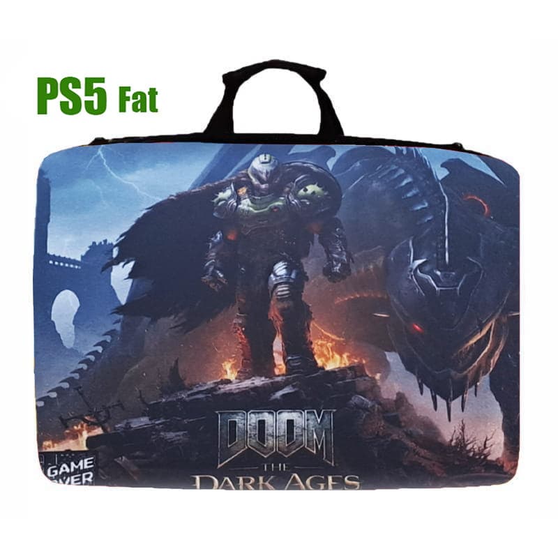 کیف حمل کنسول PS5 فت طرح Doom The Dark Ages — تصویر ۴