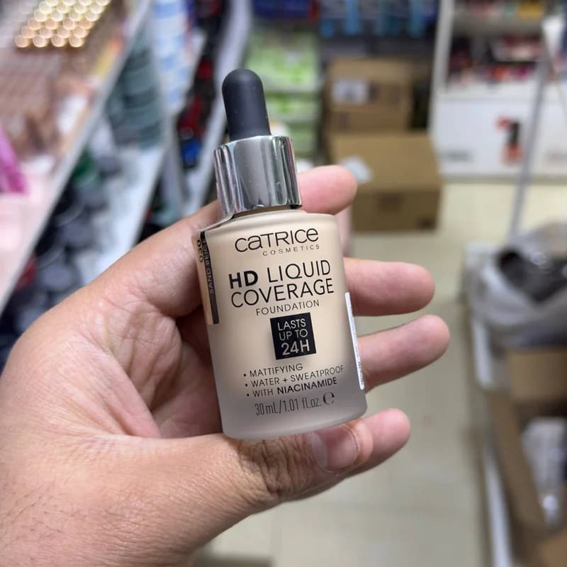 کرم پودر کاتریس سری HD مدل Liquid Coverage حجم 30 میل — تصویر ۶