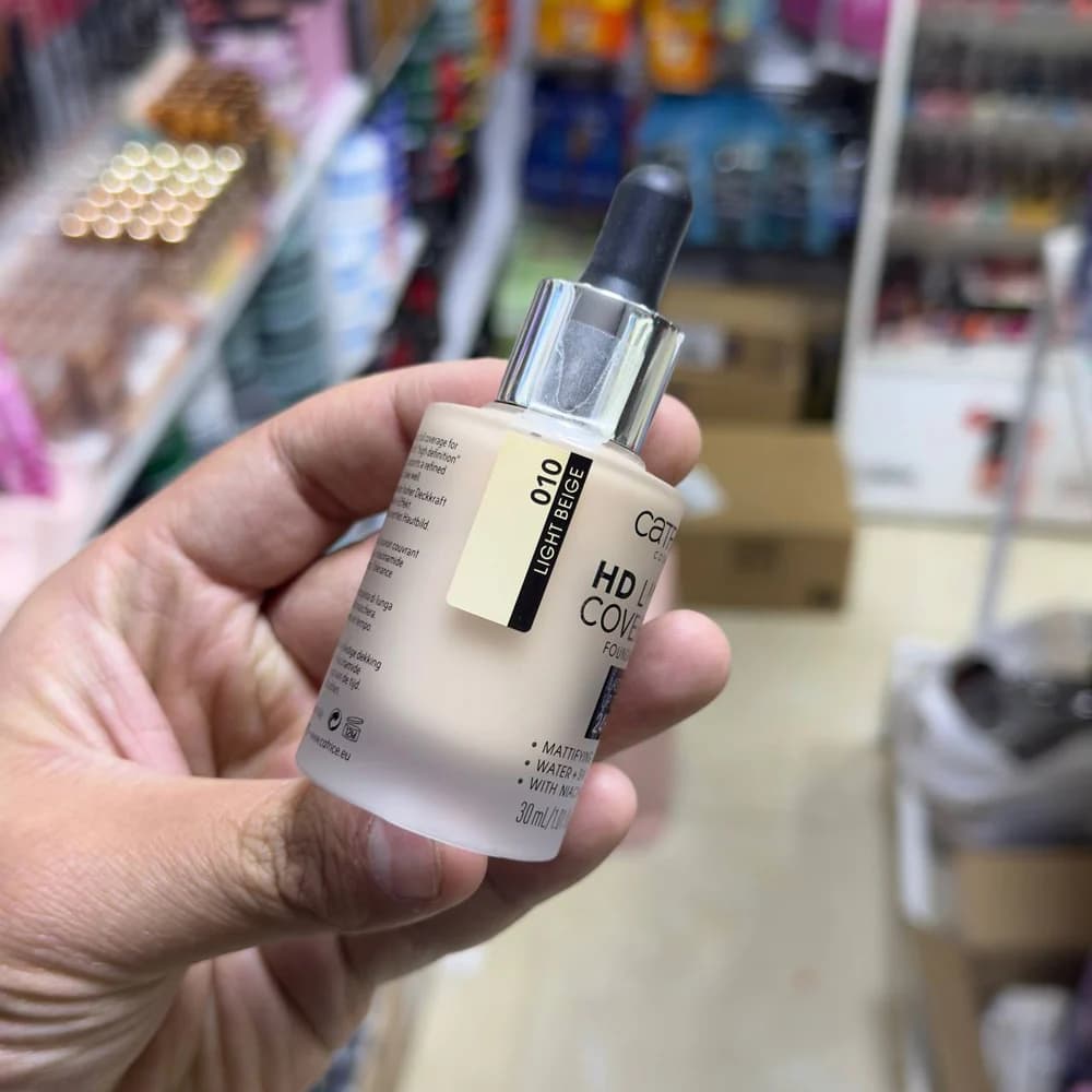 کرم پودر کاتریس سری HD مدل Liquid Coverage حجم 30 میل — تصویر ۵