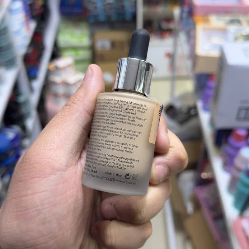 کرم پودر کاتریس سری HD مدل Liquid Coverage حجم 30 میل — تصویر ۸
