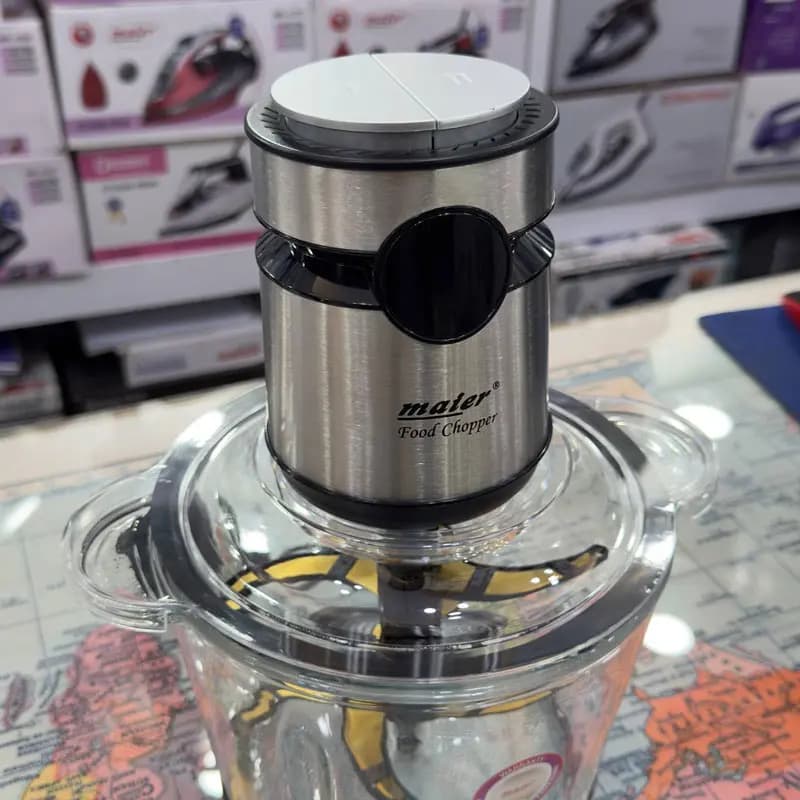 خردکن کاسه شیشه ای دیجیتالی مایر مدل MR-493 — تصویر ۴