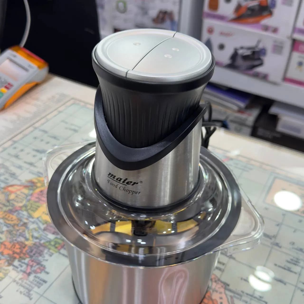 خردکن کاسه استیل مایر مدل MR-592 — تصویر ۳