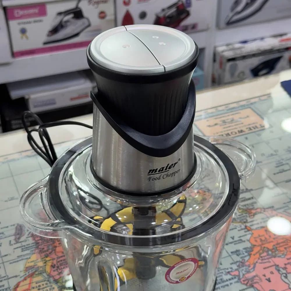 خردکن کاسه شیشه ای مایر مدل MR-492 — تصویر ۳