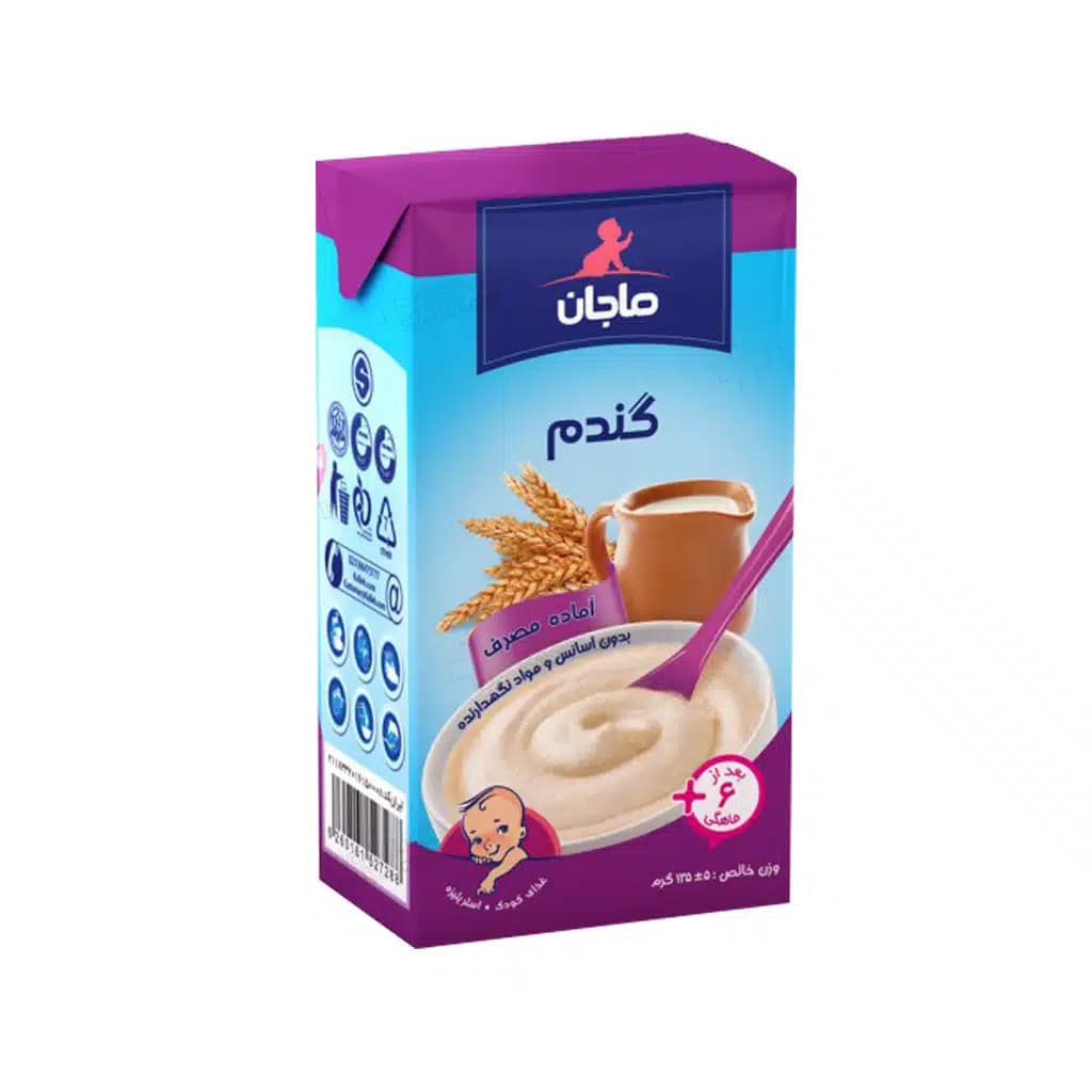 گندم با شير 135 گرمي ماجان