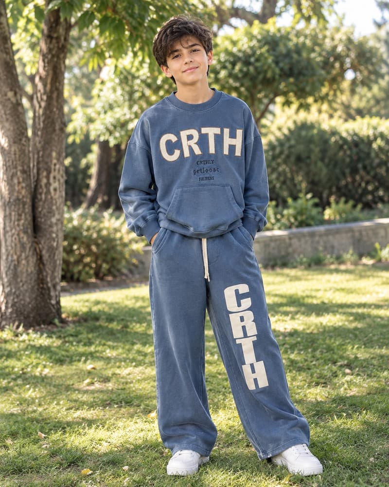 ست بلوز و شلوار بگ CRTH پسرانه | دورس لاکرا | بیبی استایل — تصویر ۲