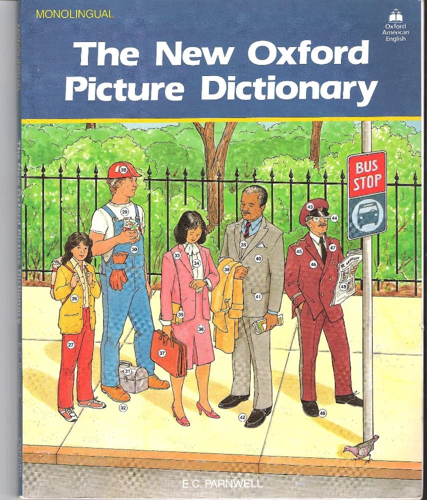 کتاب The New Oxford Picture Dictionary (فرهنگ لغت تصویری آکسفورد) نسخه انگلیسی PDF
