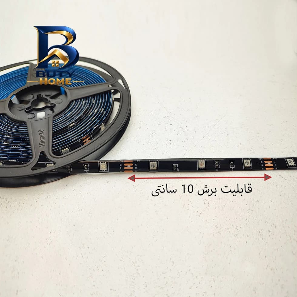 ریسه ال ای دی مدل RGB گیمینگ ۴ سیم طرح USB-۵v طول ۵ متر اصل — تصویر ۹