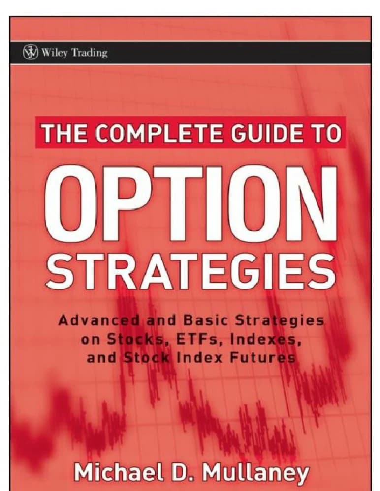 کتاب The Complete Guide to Option Strategies (راهنمای جامع استراتژی‌های آپشن) نسخه انگلیسی PDF | مایکل مولانی