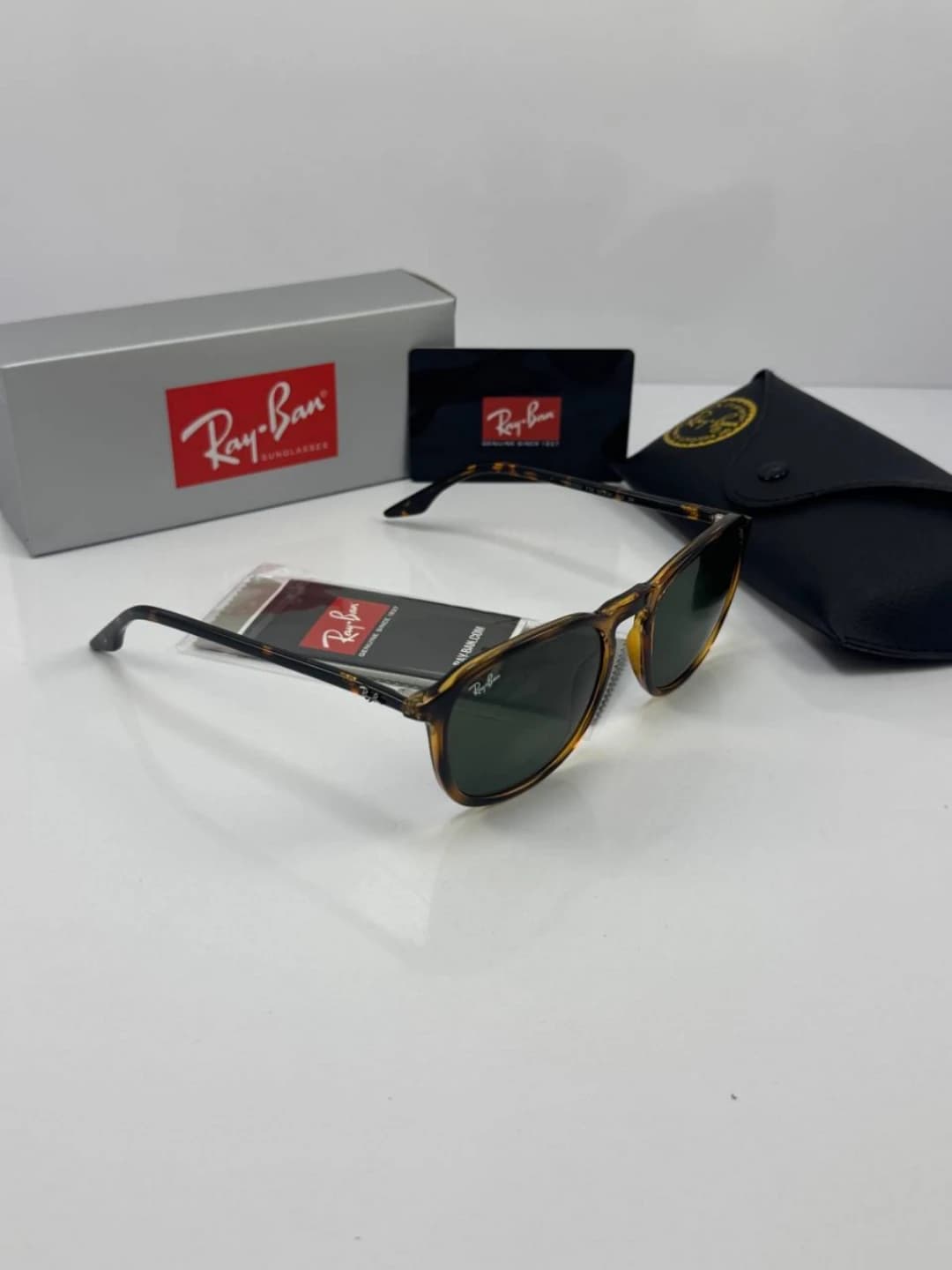 عینک ریبن هاوانا سبز rayban rb-2203