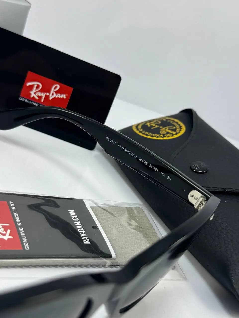 عینک ریبن مشکی rayban rb-2241 — تصویر ۳