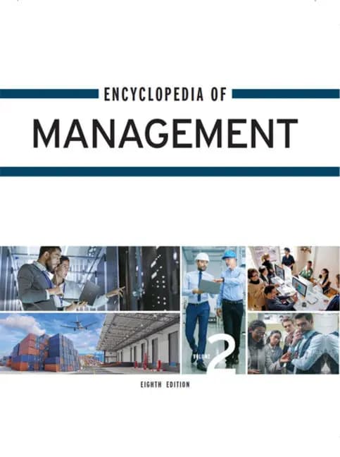 کتاب Encyclopedia of Management Theory (دانشنامه نظریه مدیریت) نسخه انگلیسی PDF | اریک اچ. کسلر — تصویر ۲