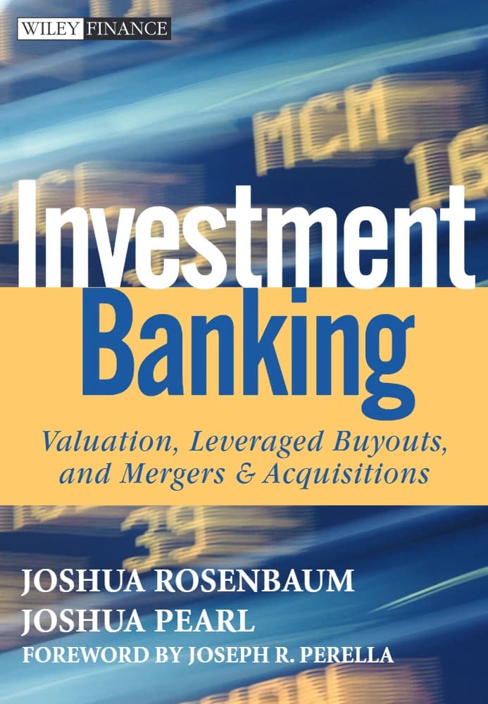 کتاب Investment Banking (بانکداری سرمایه‌گذاری) نسخه انگلیسی PDF | جاشوا روزنباوم