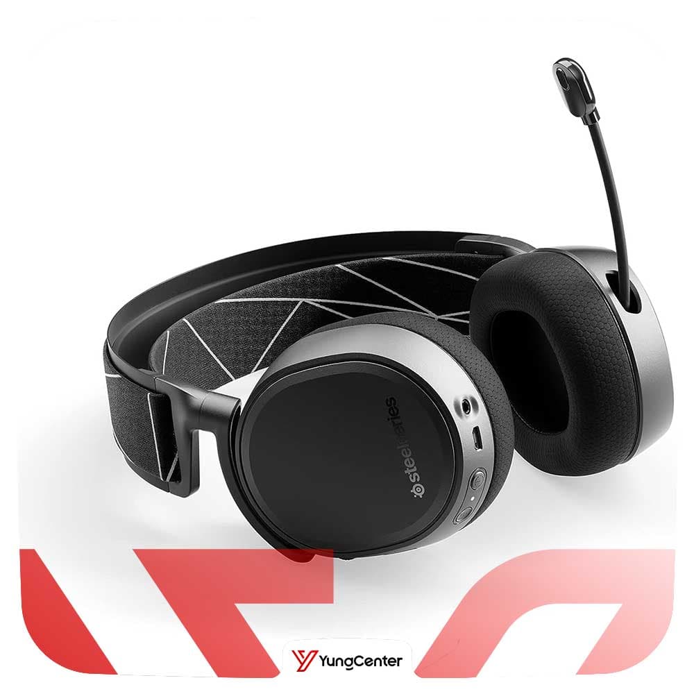 هدست arctis 9 Dual Wireless Steel series — تصویر ۳
