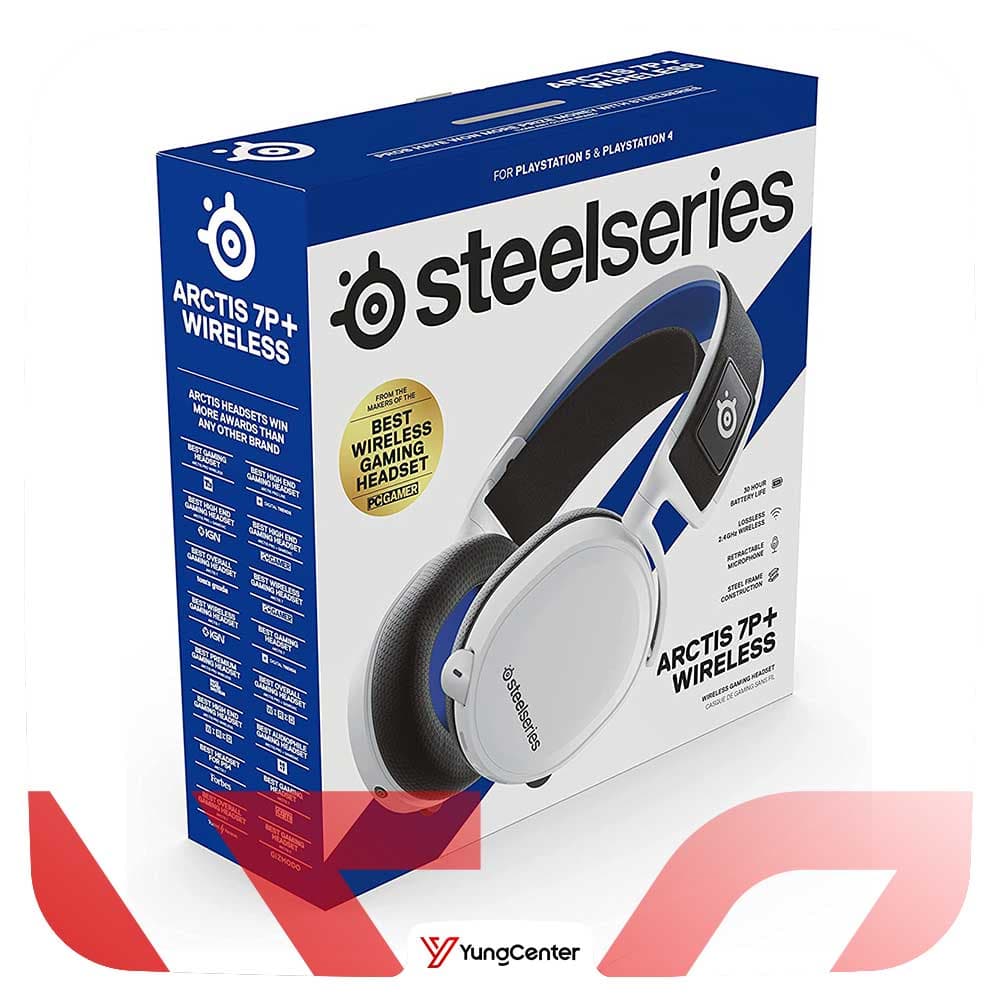 هدست بی سیم +SteelSeries Arctis 7P — تصویر ۴