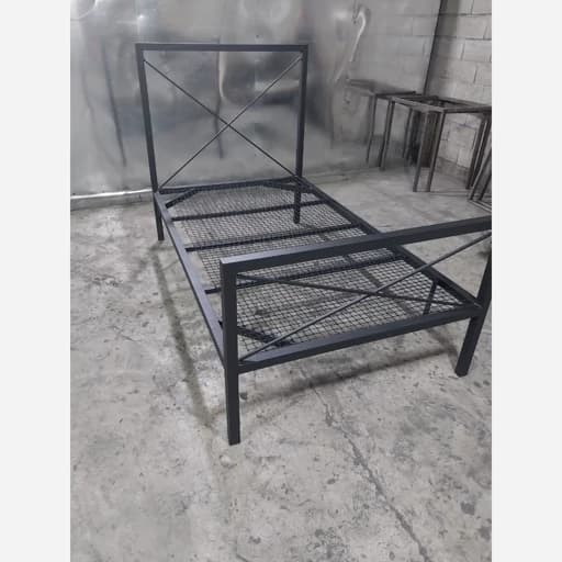 تختخواب یه نفره فلزی مبلمان فرنا مدل 1144642