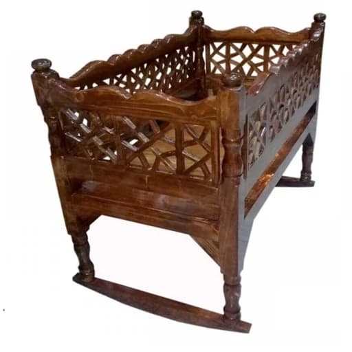 گهواره چوبی سنتی کودک تحویل در باربری مقصد مبلمان فرنا مدل 1144625