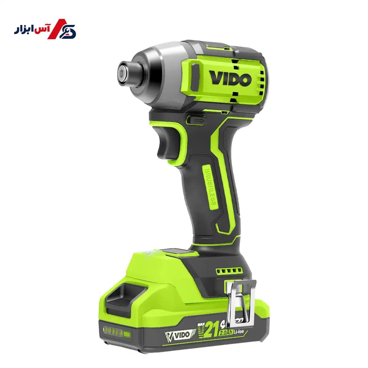 ایمپکت پیچ گوشتی شارژی ضربهای ویدو (VIDO) 21 ولت براشلس 230 ﻧﯿﻮﺗﻦﻣﺘﺮی مدل WD040410210