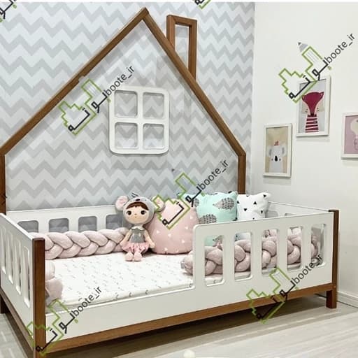 تخت کودک جدید ام دی اف مبلمان فرنا مدل 1144593