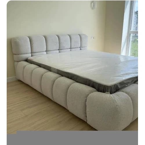 تخت خواب مدل تدی لمسه با پارچه تدی مبلمان فرنا مدل 1144572 — تصویر ۲