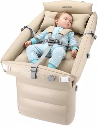 تشک بادی نوزاد همراه با پمپ شارژی گرین لاین مدل Inflatable Toddler Travel Bed مدل 1 مبلمان فرنا مدل 1144558