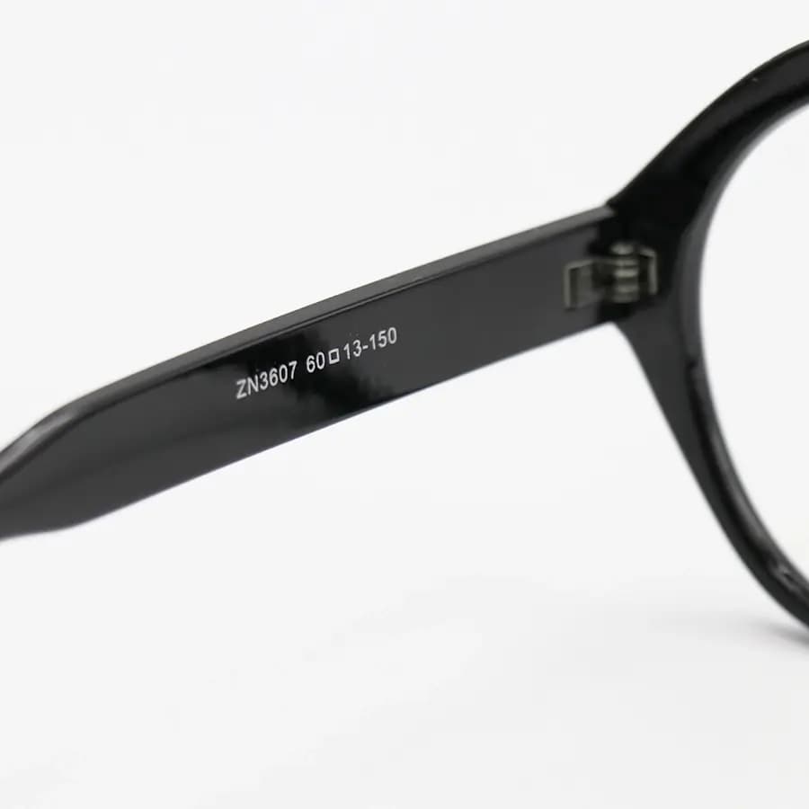 عینک دید در شب ترند GUCCI با فریم شکل خلبانی، رنگ مشکی و لنز بی‌رنگ و شفاف (بلوکات) مدل ZN3607 — تصویر ۷