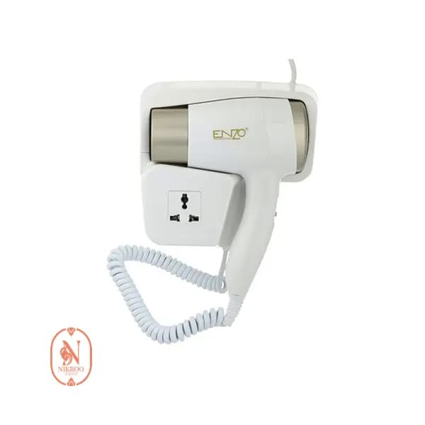 سشوار دیواری 1500 وات انزو پروفیشینال مدل EN-6622