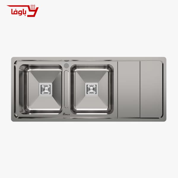 سینک ظرفشویی بیمکث BIMAX | مدل 845 | توکار | فانتزی لگن R40 — تصویر ۲