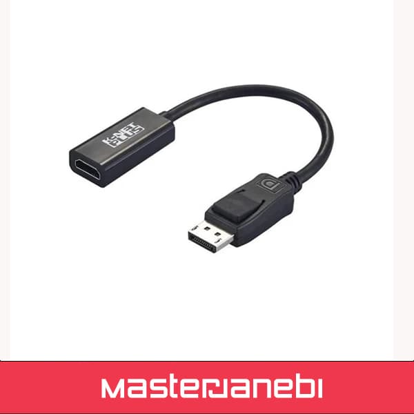 تبدیل DisplayPort به HDMI کی نت پلاس KP-COMDPHD02