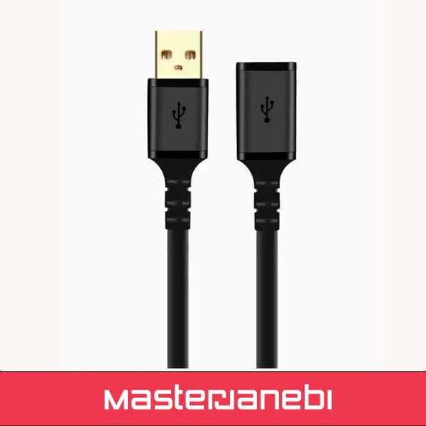 کابل افزایش طول USB کی نت پلاس ۵ متری KP-CUE2050