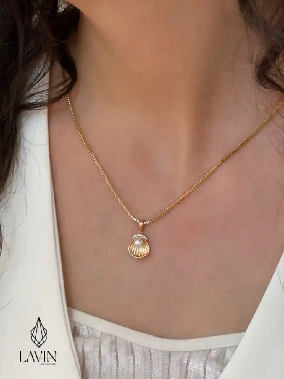 نیم‌ست صدف مرواریدی ژوپینگ کد 7393 — تصویر ۳