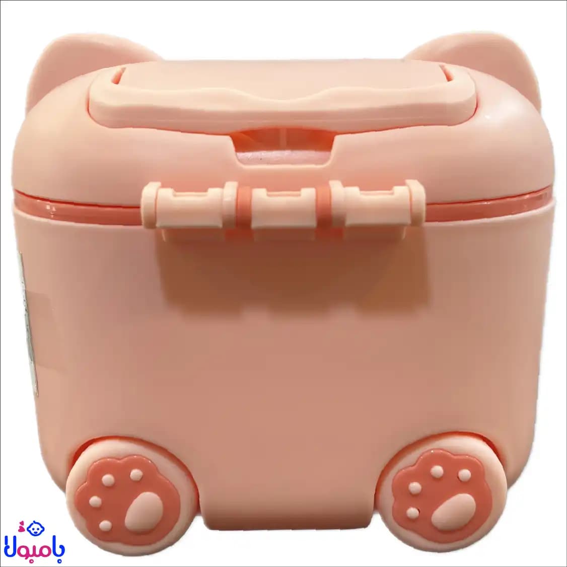 انباری ظرف شیرخشک طرح گربه (۵۰۰ میلی‌لیتر) + پیمانه اندازه‌گیری — تصویر ۲