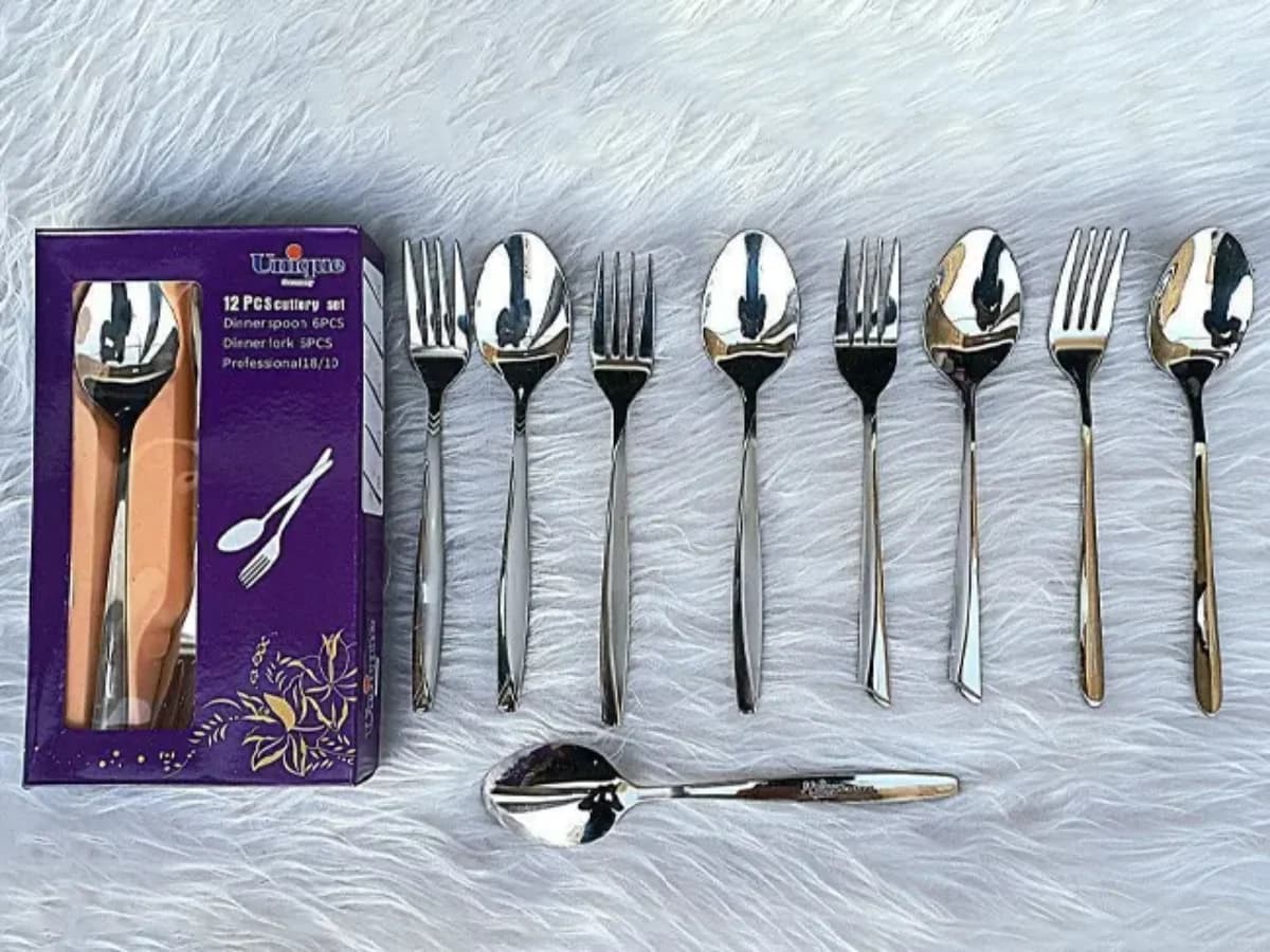 سرویس قاشق و چنگال 6 نفره یونیک — تصویر ۲