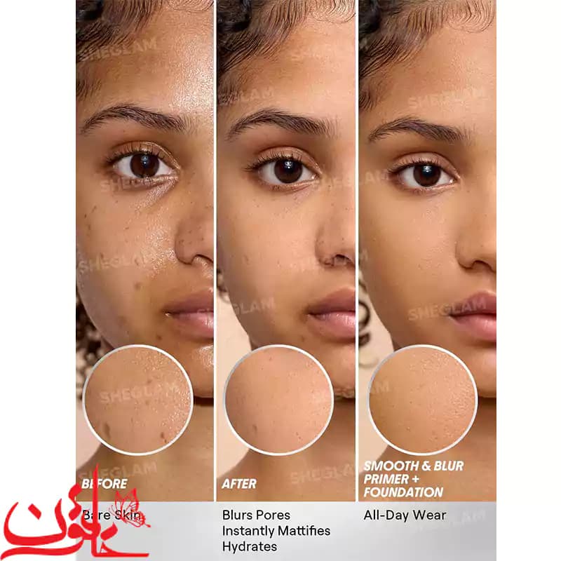 پرایمر مات کننده شیگلم کمرا آن (Camera On) حجم 30 گرم — تصویر ۲