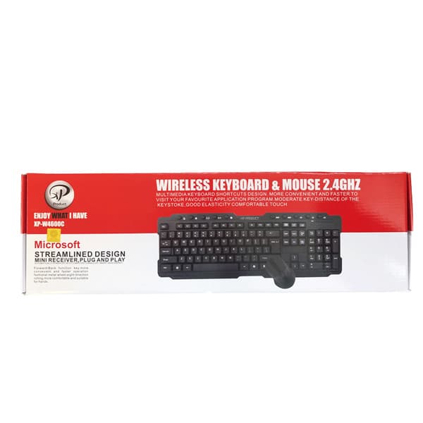 کیبورد و ماوس بیسیم ایکس پی مدل XP-W4600C
