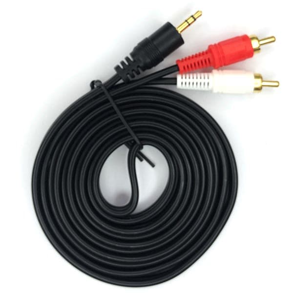 کابل 2 متری تبدیل 2به 1 صدا تسکو مدل TC 81 RCA TO AUX